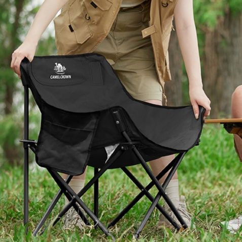 キャンプ用品 リラックス ワイドシート フォールディングチェア