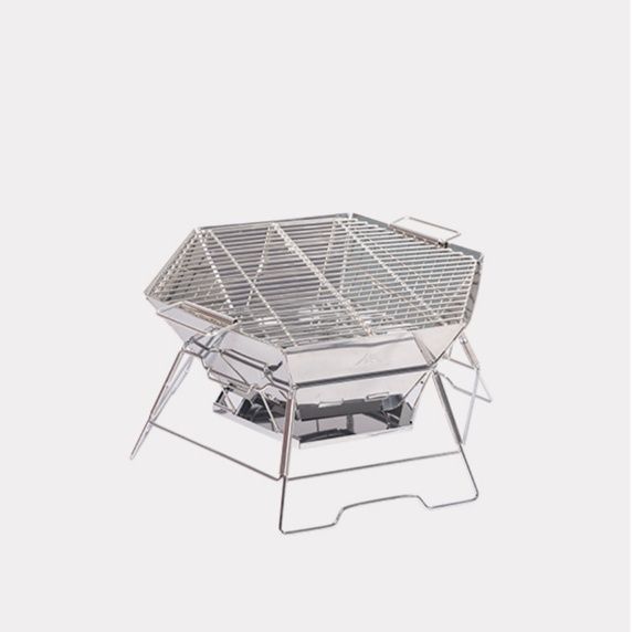 キャンプ用品 八角形 折りたたみ式焚き火台