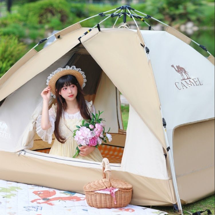 キャンプ用品 ワンタッチ式自動開閉テント