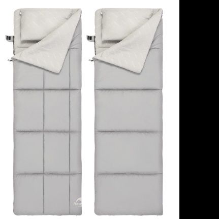 キャンプ用品 ペア連結式コンパクト寝袋