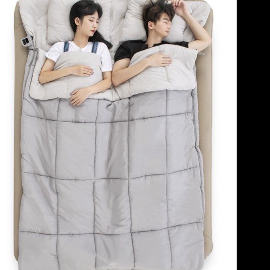 キャンプ用品 ペア連結式コンパクト寝袋