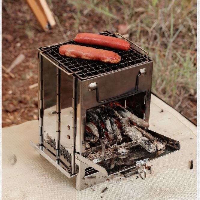 キャンプ用品 折りたたみ式コンパクト焚き火台