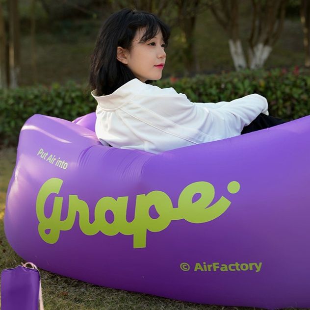 キャンプ用品 ゆったり空気注入式リラックスソファ