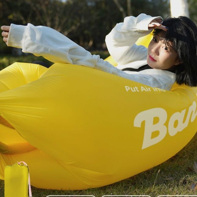 キャンプ用品 ゆったり空気注入式リラックスソファ