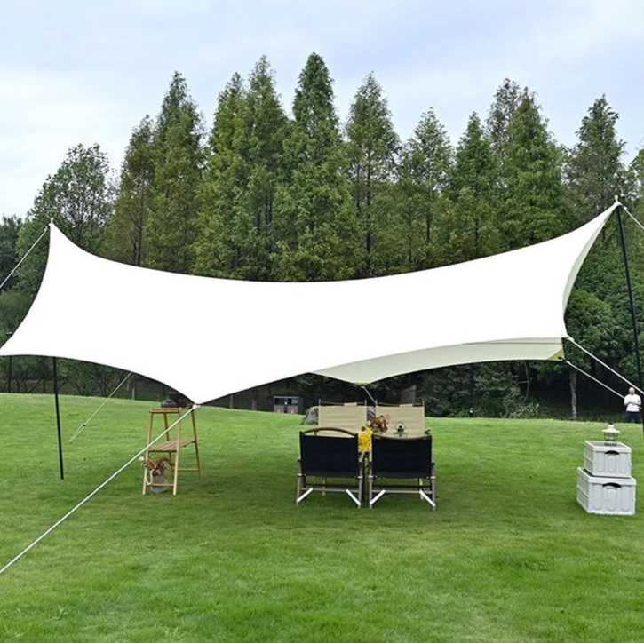 キャンプ用品 四季を楽しむキャンプ用日よけシェード