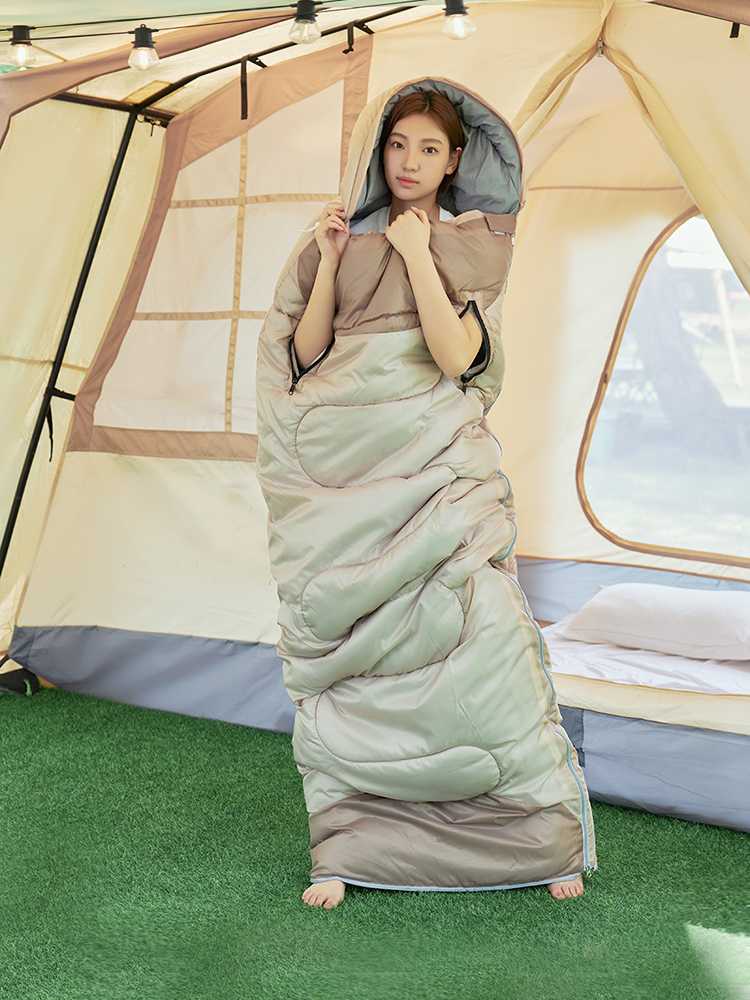 キャンプ用品 キャンプ用品 快眠守護 ふんわり包み寝袋