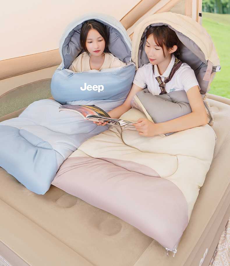 キャンプ用品 まるごと包み込む快眠寝袋