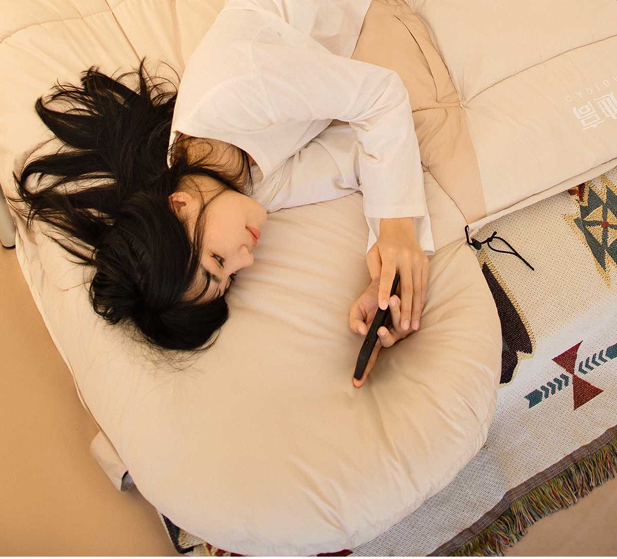 キャンプ用品 ふわもこ雲のやすらぎ寝袋