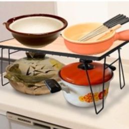 キャンプ用品 竹製天板付き折りたたみキャンプテーブル収納袋セット