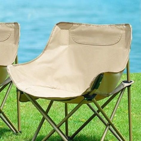 キャンプ用品 軽量折りたたみ式アウトドア座椅子