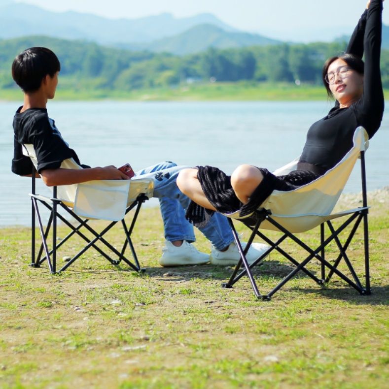 キャンプ用品 軽量折りたたみ式アウトドア座椅子