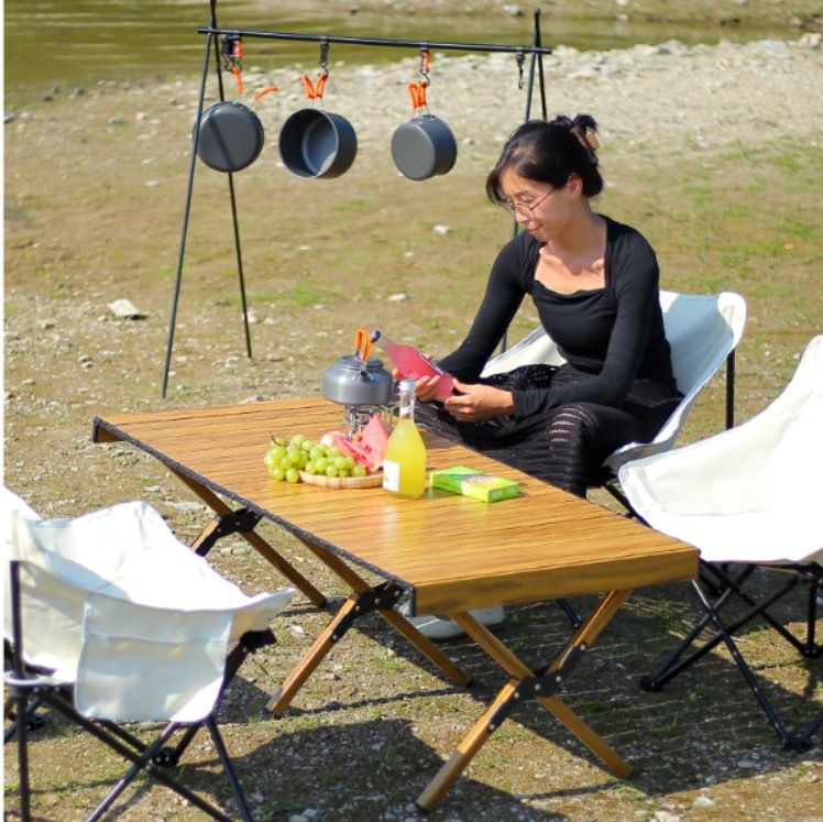 キャンプ用品 軽量折りたたみ式アウトドア座椅子