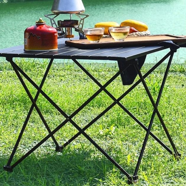キャンプ用品 軽量折りたたみ式キャンプテーブル