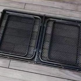キャンプ用品 二段式網目構造折りたたみキャンプテーブル