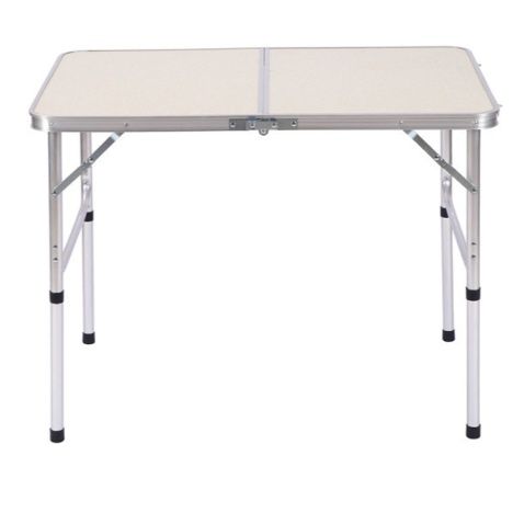 キャンプ用品 高さ調節機能付き軽量折りたたみキャンプテーブル