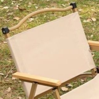 キャンプ用品 軽量折りたたみ式木製フレーム携帯キャンプチェア