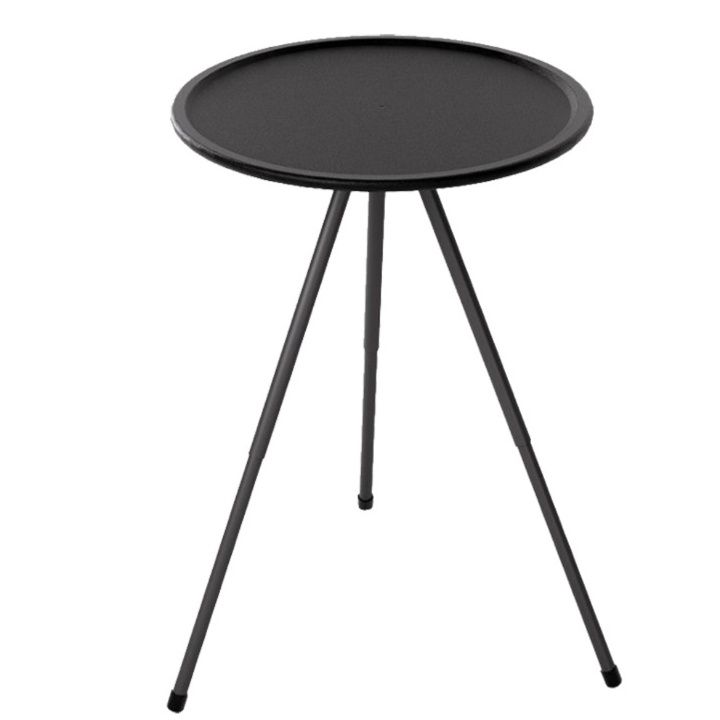 キャンプ用品 折りたたみ式円形サイドキャンプテーブル