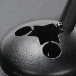 キャンプ用品 三脚式円形軽量サイドキャンプテーブル