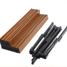 キャンプ用品 四人用折りたたみ式木目調キャンプテーブル