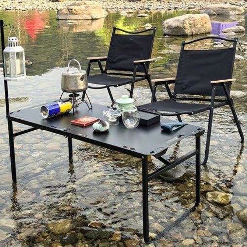 キャンプ用品 軽量折り畳み式多機能キャンプテーブル