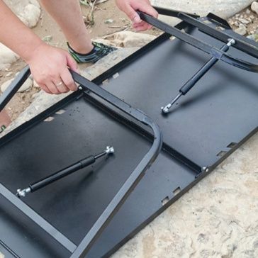 キャンプ用品 軽量折り畳み式多機能キャンプテーブル