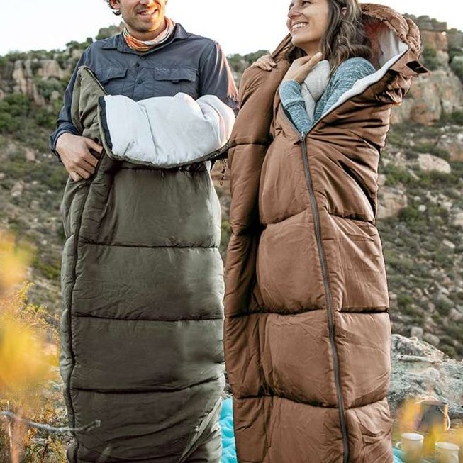 キャンプ用品  超軽量アウトドア用綿寝袋