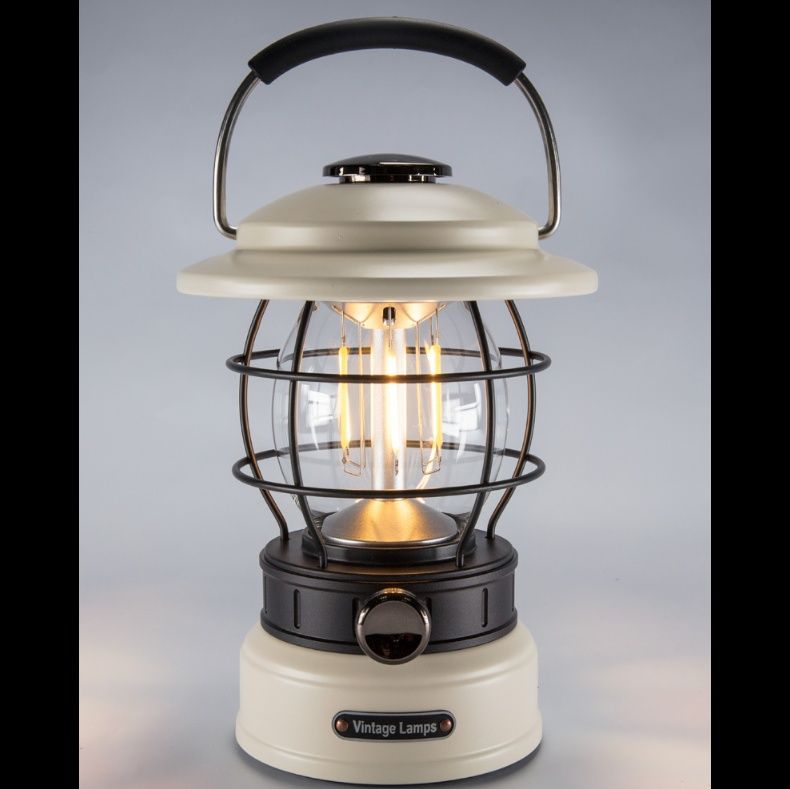 キャンプ用品 復刻型電池式発光ダイオード照明灯