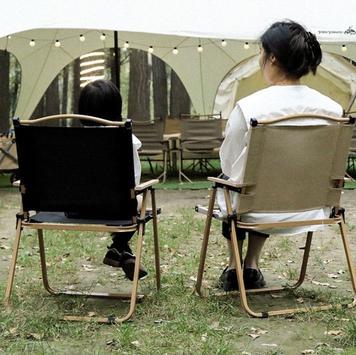 キャンプ用品 軽量折りたたみ式アウトドア座椅子