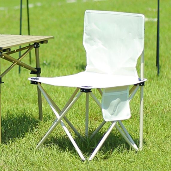 キャンプ用品 軽量折りたたみ式アウトドア背もたれ付きチェア