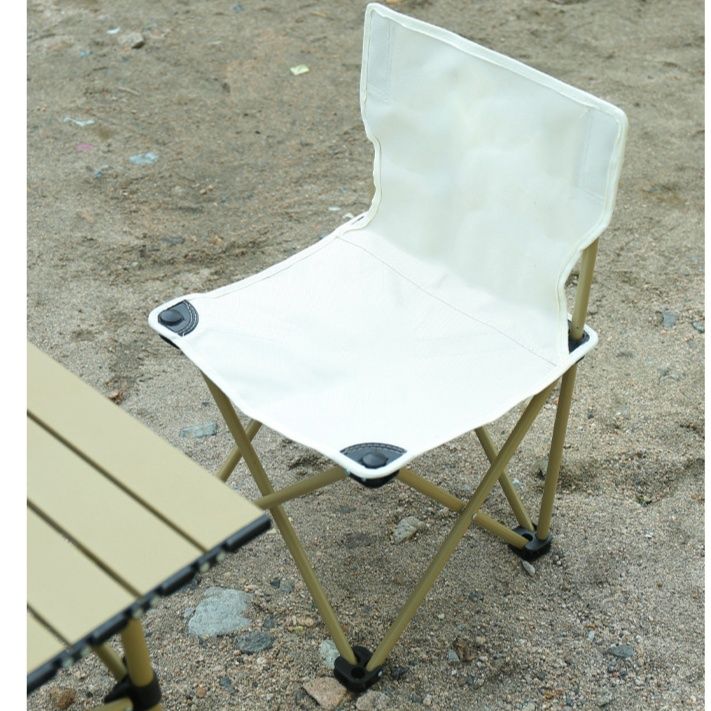 キャンプ用品 軽量折りたたみ式アウトドア背もたれ付きチェア