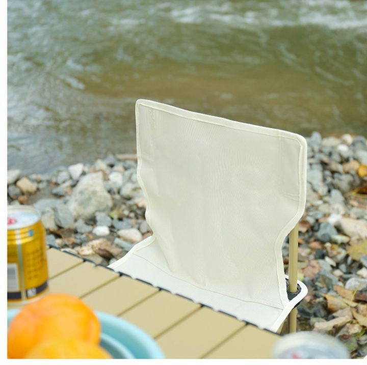 キャンプ用品 軽量折りたたみ式アウトドア背もたれ付きチェア