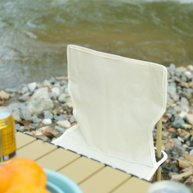 キャンプ用品 軽量折りたたみ式アウトドア背もたれ付きチェア