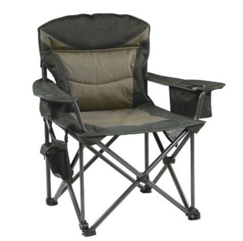 キャンプ用品 多機能収納付き折りたたみ式アウトドアチェア