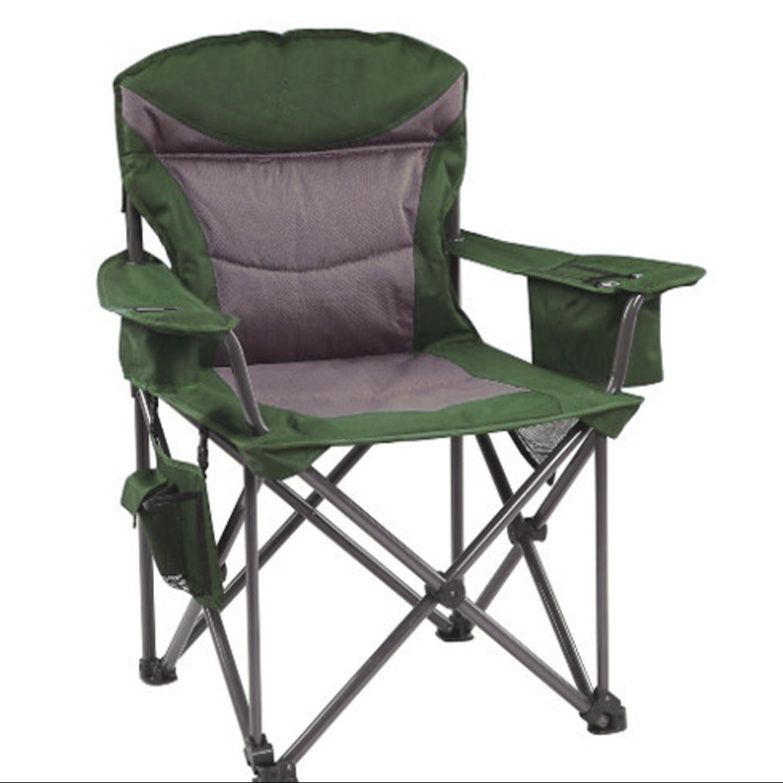 キャンプ用品 多機能収納付き折りたたみ式アウトドアチェア