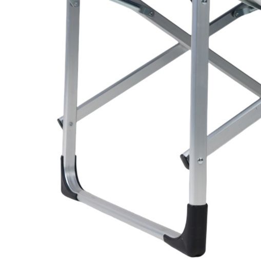 キャンプ用品 多機能サイドテーブル付き折りたたみ監督チェア