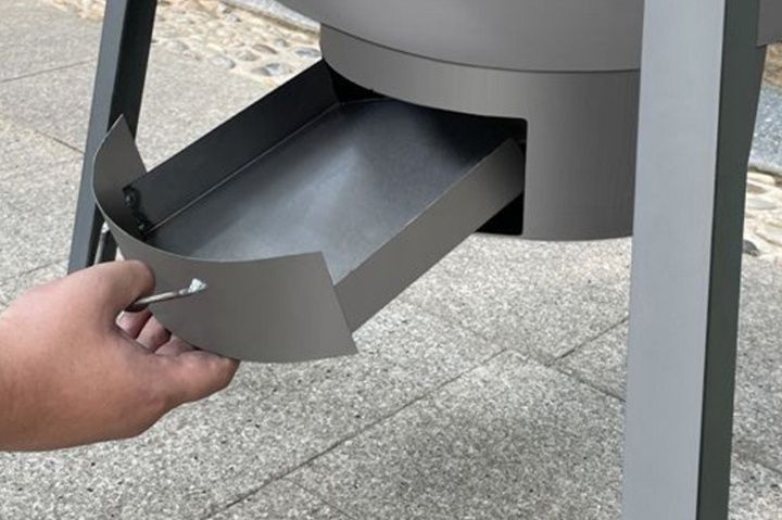 キャンプ用品 多機能調理鍋付き煙突式焚き火台