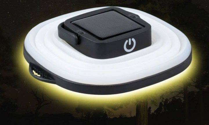 キャンプ用品 折り畳み式伸縮型充電式携帯ランタン