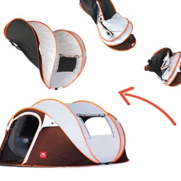 キャンプ用品 ワンタッチ自動開閉アウトドアテント
