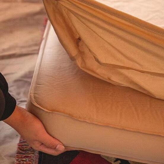 キャンプ用品 快適睡眠エアーマット枕付き二点組