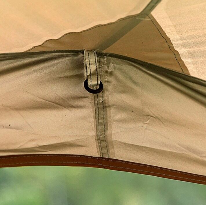 キャンプ用品 大型六角形日よけシェルター開放式休憩所用テント