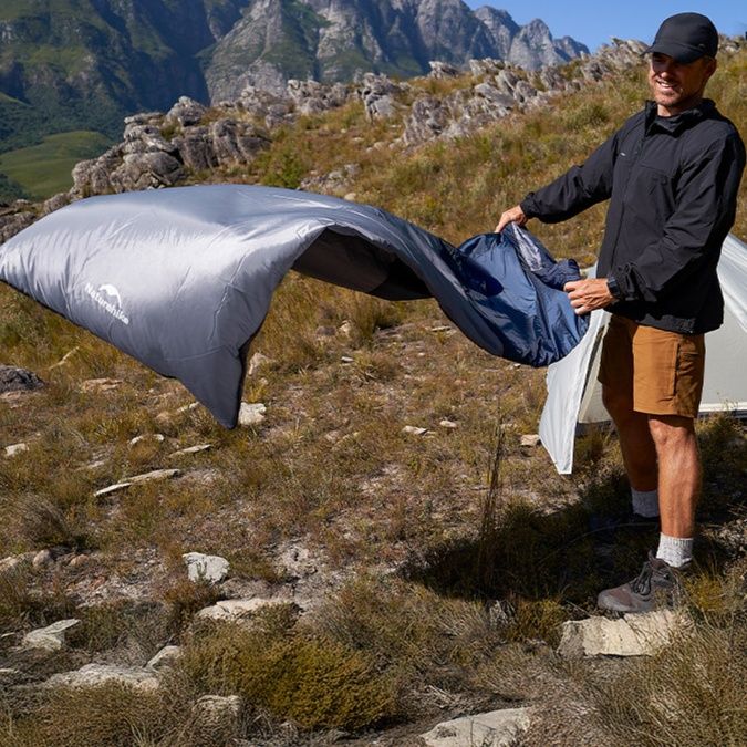 キャンプ用品 軽量封筒型寝袋アウトドア快適仕様