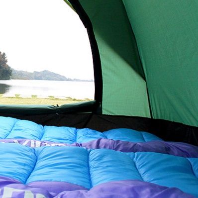 キャンプ用品 自動展開式ドーム型ファミリーテント