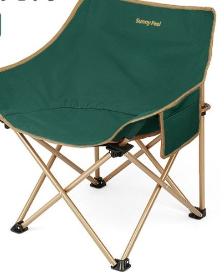 キャンプ用品 折りたたみ式コンパクト月型アウトドアチェア