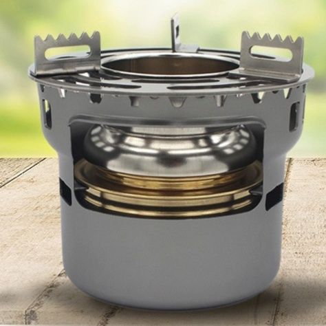 キャンプ用品 集束燃焼式アルコールストーブ
