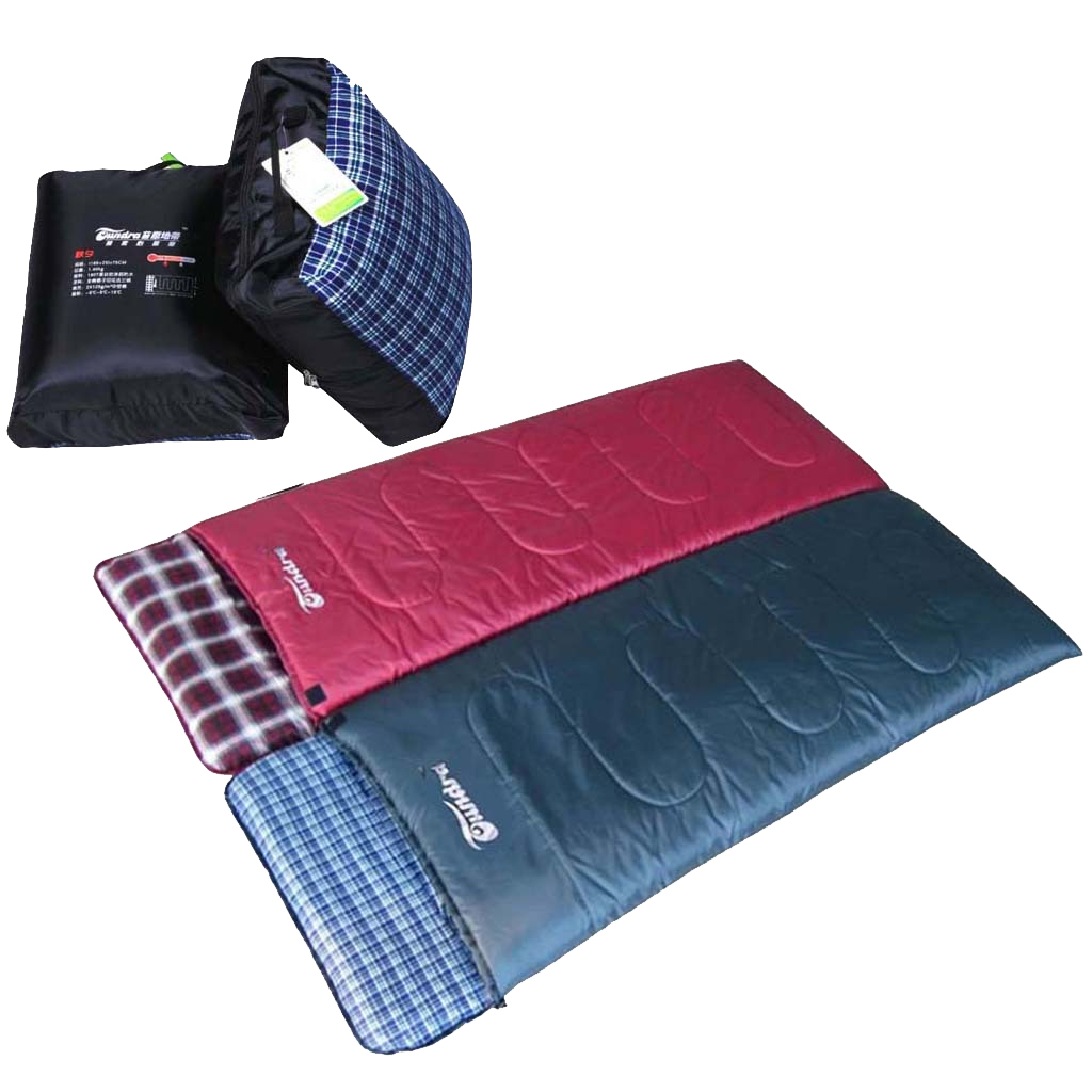 キャンプ用品 快適睡眠封筒型寝袋