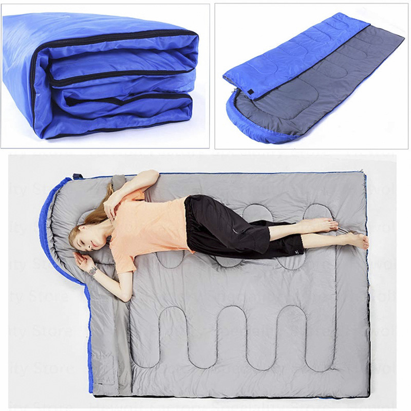 キャンプ用品 快適睡眠コンパクト封筒型寝袋