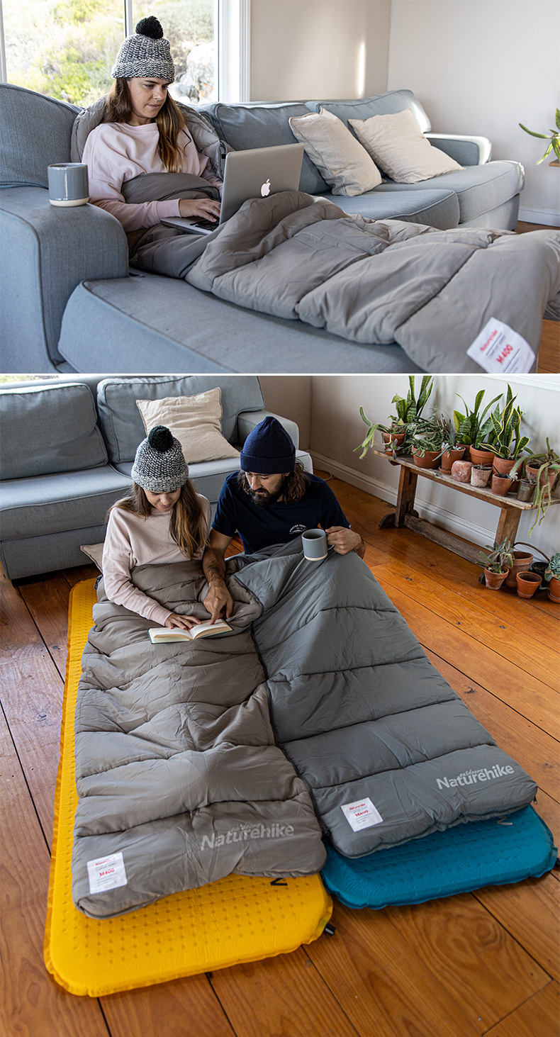 キャンプ用品 自由気ままな野外睡眠袋
