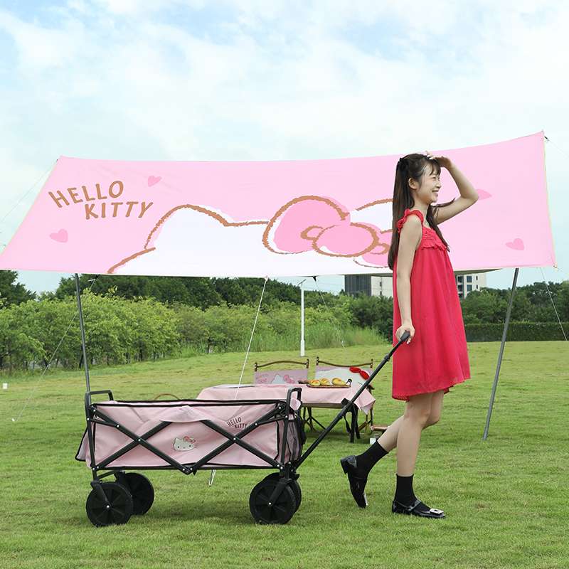 キャンプ用品  ハローキティ ビッグサイズ キャンプタープ