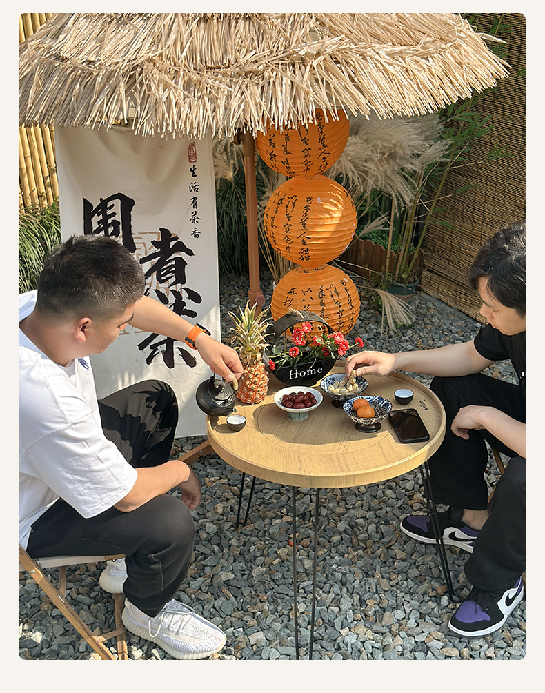 キャンプ用品 円卓風ごちそう焚き火台