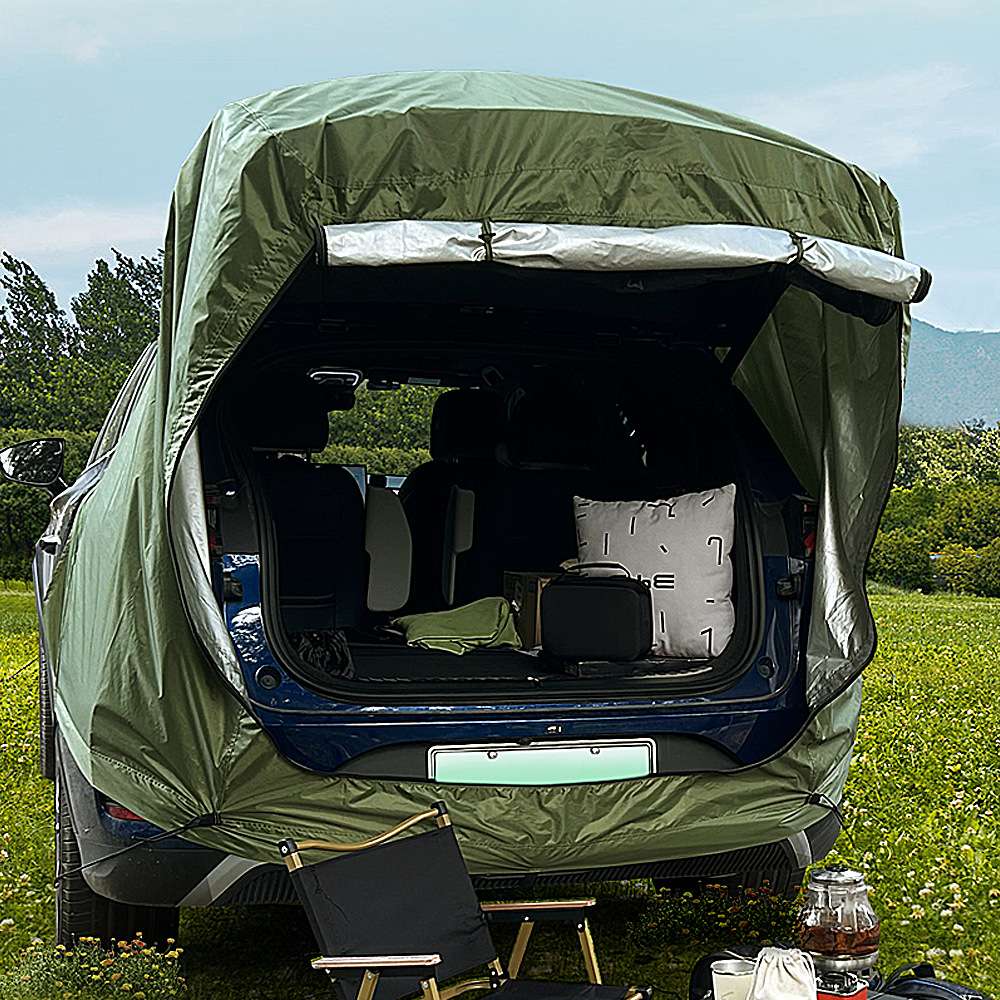 キャンプ用品  車載用テールゲートテント